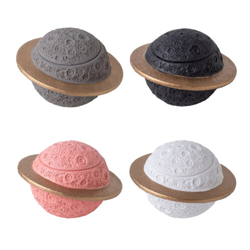 Planet Theme Pet Cremation Container Ashes Holder Cements-Pink 1