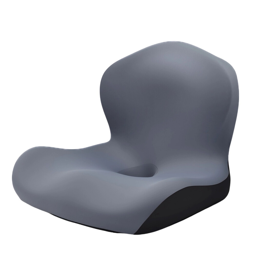 Memory Foam Car Seat Cushion Backrest Ergonomic- Dark/Gray 7696000399362