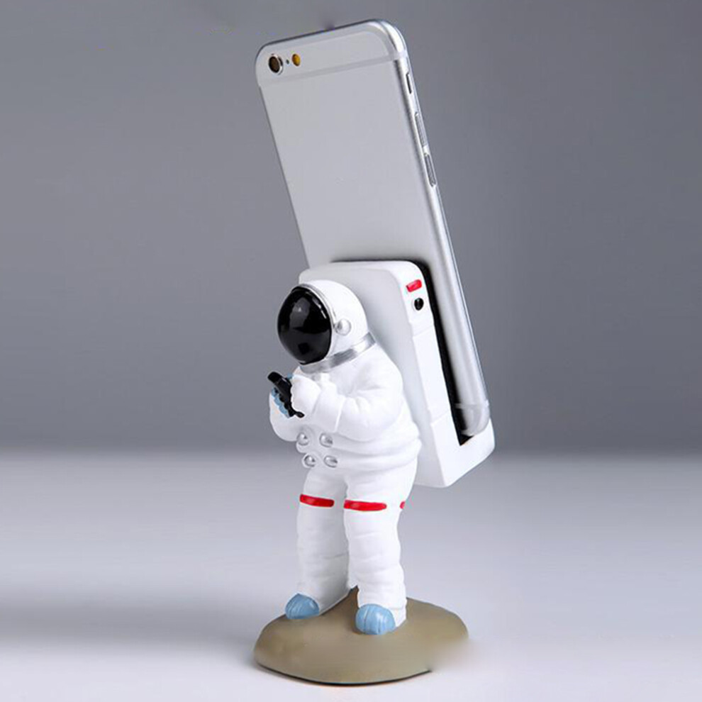 Resin Astronaut Phone Holder Stand 12.5Cm Desktop Display Accessories 9481363940133