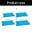 Oversized Dog Bed with Waterproof Cover Soft Nest-Blue L 2