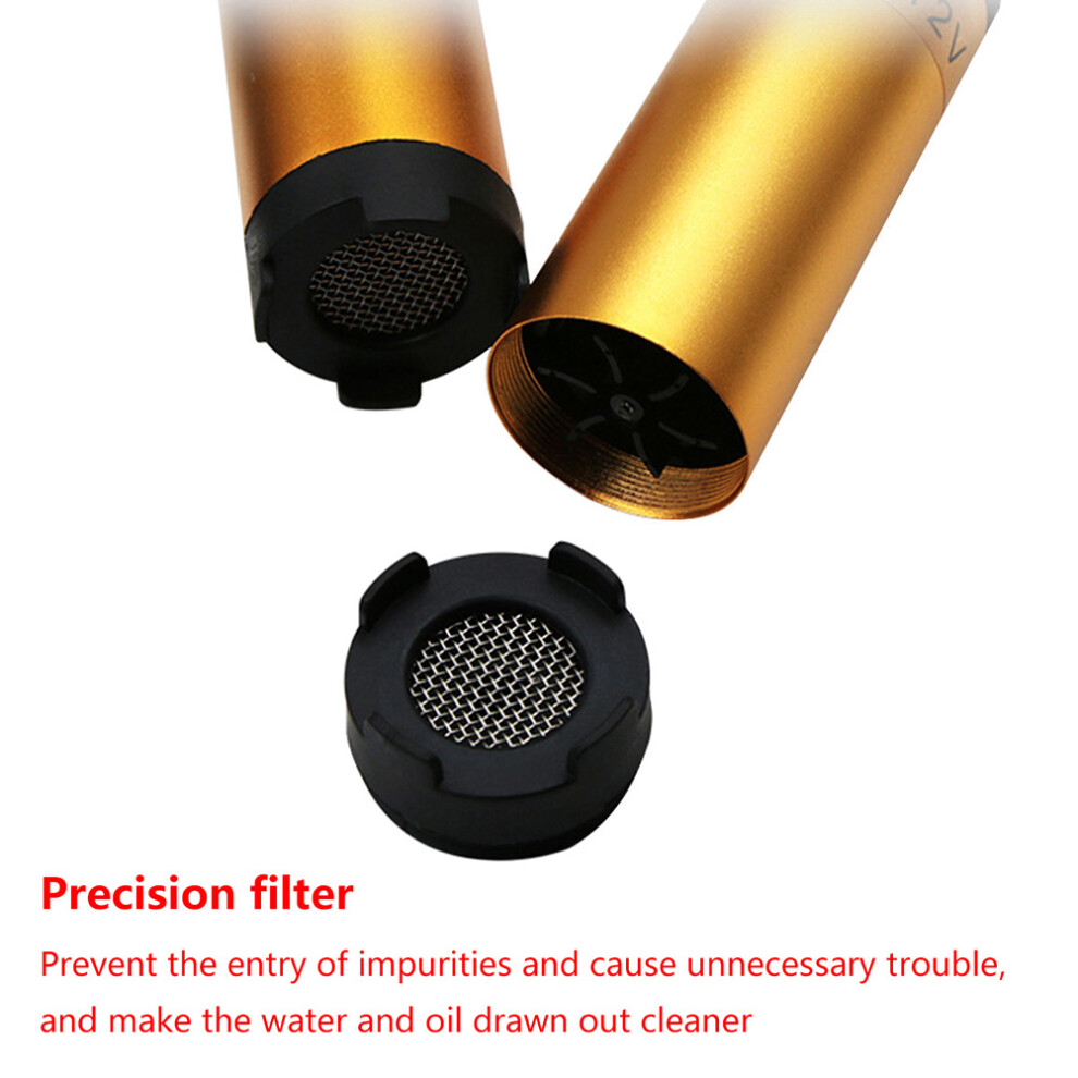 12V/24V Portable Electric Submersible Oil Pump 16Mm Stainless Steel 5061363940308