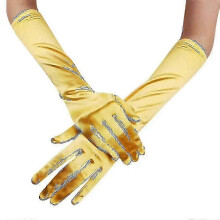 For Satin Long Gloves Womens Opera Comfy Soft Silky Evening Party Prom Handyvan Easy To Clean And Ma Yellow
