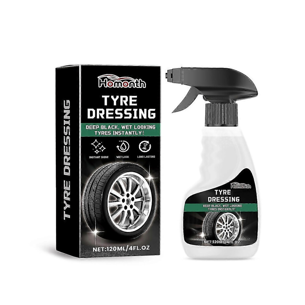For Tire Gloss Agent Silicone Oil Based Tire Dressing For Longlasting Shine Protection 120Ml 6000002317186