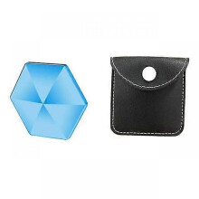 (Hexagon blue) Funny Desk Kinetic Rotating Pocket Toy Fidget Spinner Birthday Xmas Gift Children Adult Stress Relief Toys Abs Fingertip