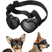 (Pink) Outdoor Travel Pet Sunglasses for Small Medium Dogs Cats Adjustable Animal Dog Love Glass Yorkshire Glasses mascotas Accessories