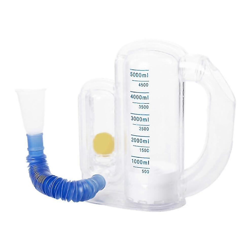 For Incentive Spirometer 5000Ml Volume Measurement With Flow Rate Indicator Deep Breathing Trainer S 6000002309174