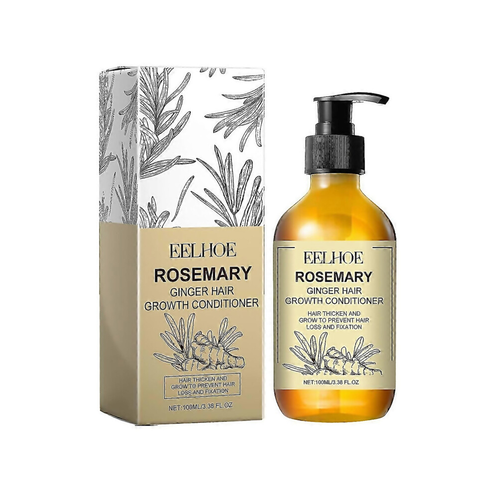 For Rosemary Ginger Conditioner For Dry Frizzy Hair Repairing Volumizing 100ml