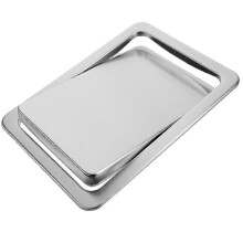 For Trash Bin Swing Flap Lid Embedded Type Trash Bin Flap Cover Stainless Steel Trash Bin