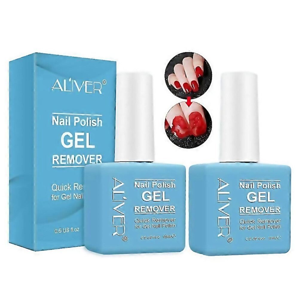 For 2pcs New Aliver Soakoff Gel Acrylic Nail Polish Magic Quick Burst Manicure Remover