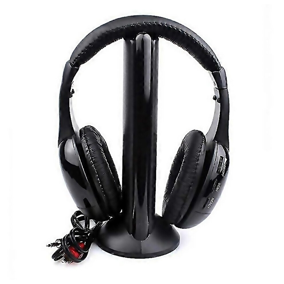 For 5 In1 Wireless Hifi Headphone Fm Radio Chatting Monitor Wired Noise Cancelling Headset For Mp3 T Headphones & Headsets 6000002308863