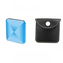 (Square blue) Funny Desk Kinetic Rotating Pocket Toy Fidget Spinner Birthday Xmas Gift Children Adult Stress Relief Toys Abs Fingertip