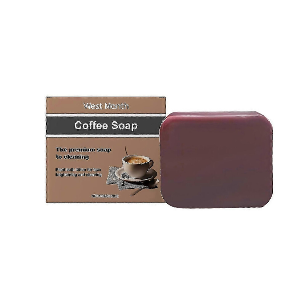 For West Month Coffee Facial Soap Coffee Essence Gentle Cleansing Nourishing Skin Moisturizing