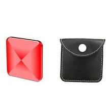 (Square red) Funny Desk Kinetic Rotating Pocket Toy Fidget Spinner Birthday Xmas Gift Children Adult Stress Relief Toys Abs Fingertip