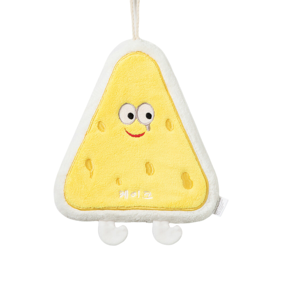 Kids Hand Towel Corals Fleece Two Layers Absorbent-Cheesecake