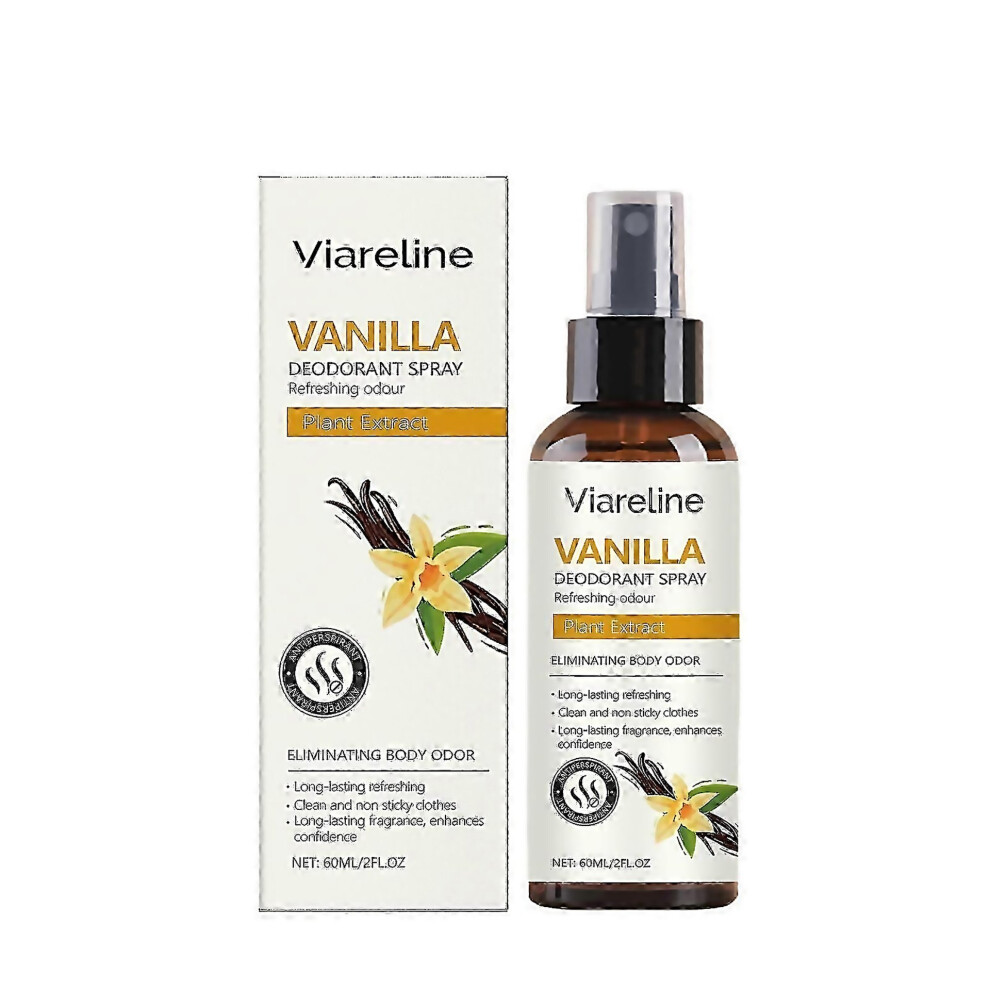 For Viareline Vanilla Fresh Spray Removes Odor Sweats And Naturally Fragrant Refreshing And Keeps Fr
