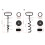 Trapezoidal Threaded Pet Stake Reinforced Grip Anchors-Style B 4