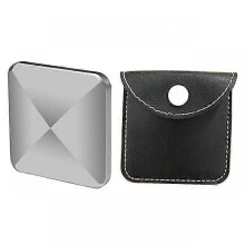 (Square silver) Funny Desk Kinetic Rotating Pocket Toy Fidget Spinner Birthday Xmas Gift Children Adult Stress Relief Toys Abs Fingertip
