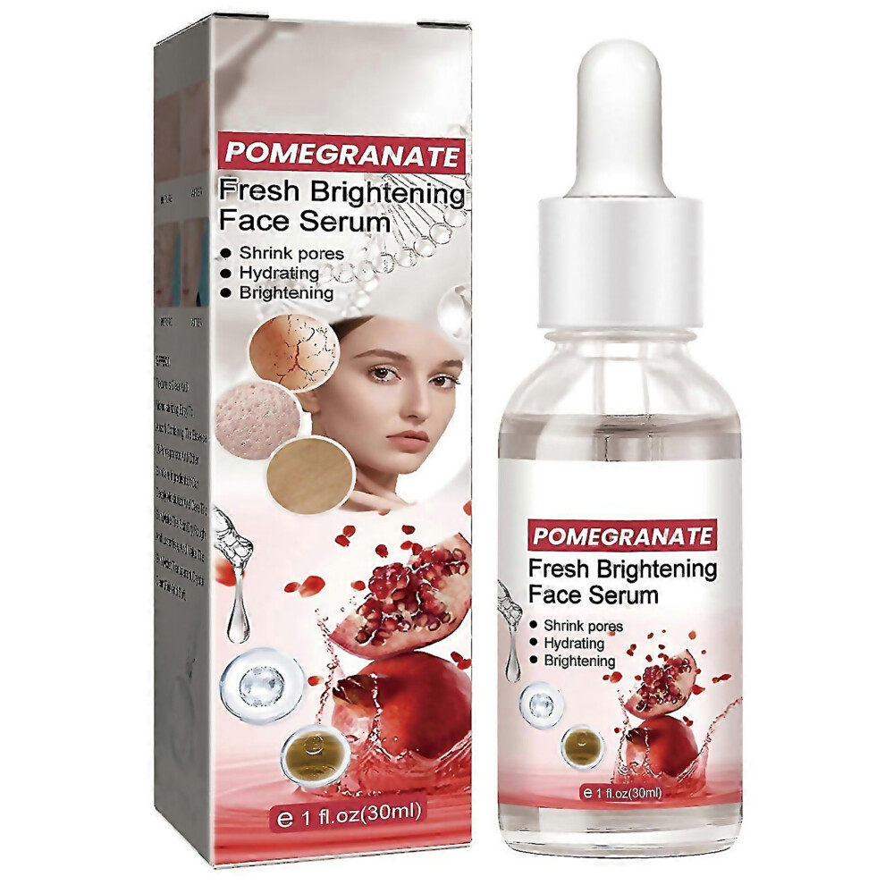 Red For Pomegranate Natural Face Serum Antiaging Pore Minimizer Brightening Booster Essence For Dull
