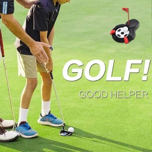 Golf Automatic Putting Cup Training Aids, Return Machine for Indoor Office, Hole Auto Returning Practice Outdoor Garde 1