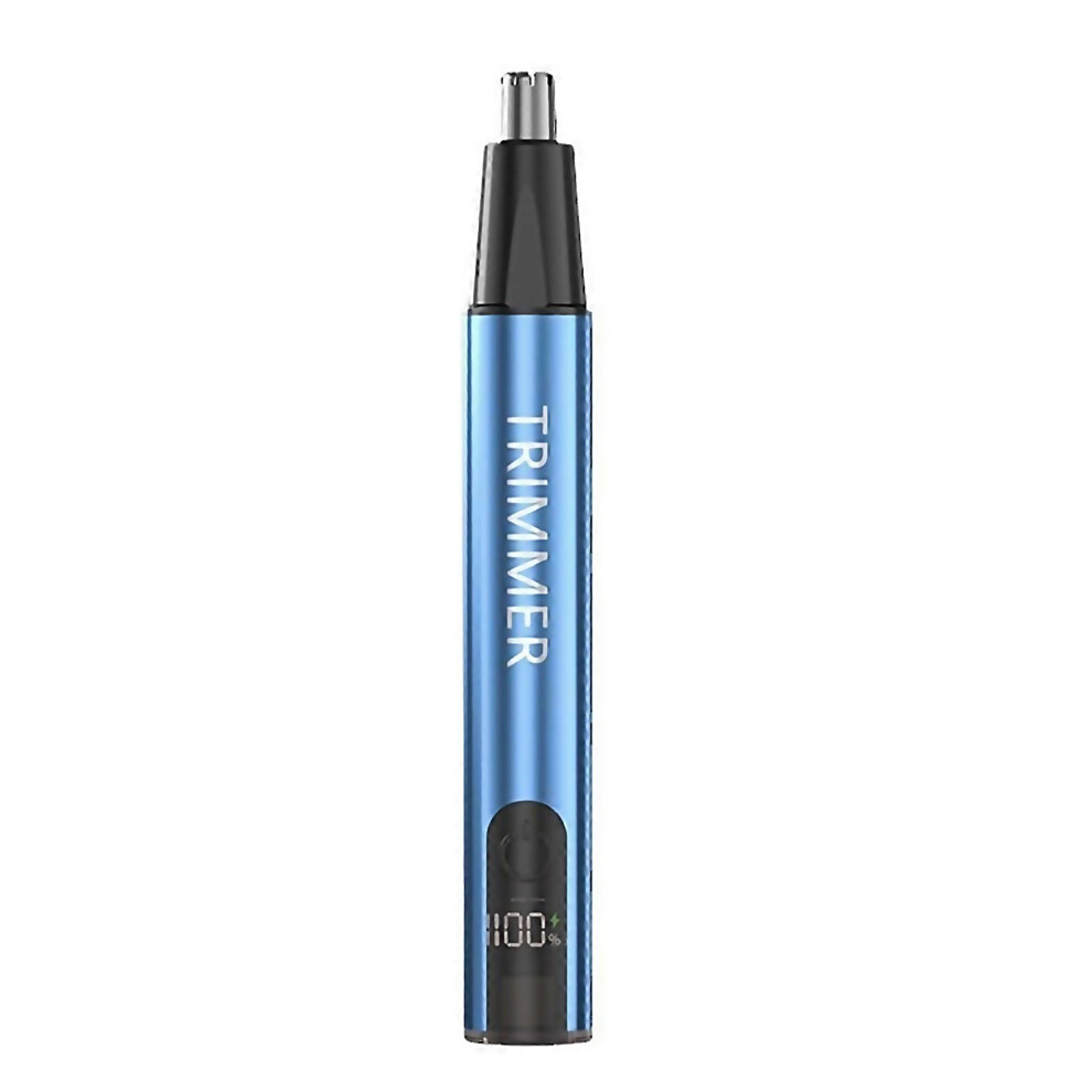 Blue For Abs Nose Hair Shaver Efficient Nose Hair Shaver Rechargeable Nose Hair Trimming Machine Easy To