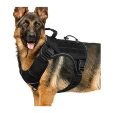 Escape Proof Pet Harness With Reinforced Buckles-L Black