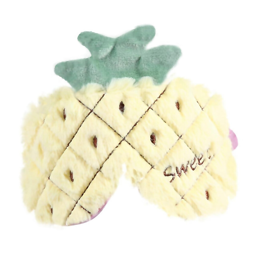 For Fruit Series Ice Compress Hot Compress Plush Eye Mask Fur Sleep Masks For Women Cover Satin Slee