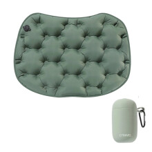 Sturdy Inflatable Cushion for Enthusiasts Camping Chairs-Green