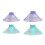 Comfortable Pet Collar Recovery Cone Comfortable-Purple S 2