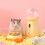 Ergonomic Small Pet Feeder Ceramic Dish Water Bowl-yellow 3