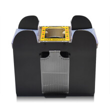 Electric Card Shuffler 6-Deck Portable Battery-Operated Mixing Machine