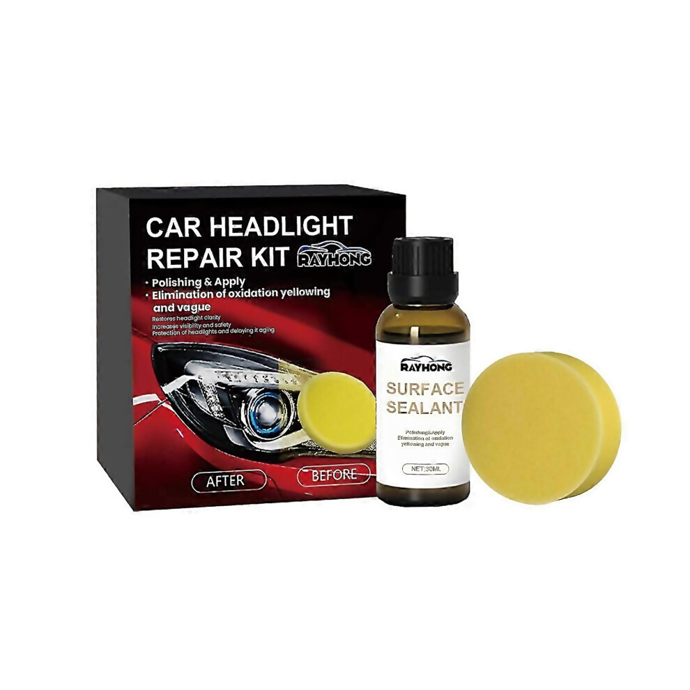 For Headlight Repair Kit Restore Car Headlights Remove Scratches Stains Easy Polishing Solution 6000002317179