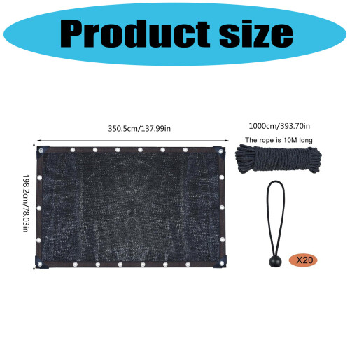 Multipurpose Sun Shade Screen Cover for Backyard Animal Hens Sun 1