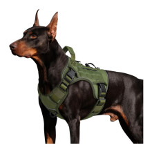 Adjusting Dog Vest Harness Reflective Strips-L Green
