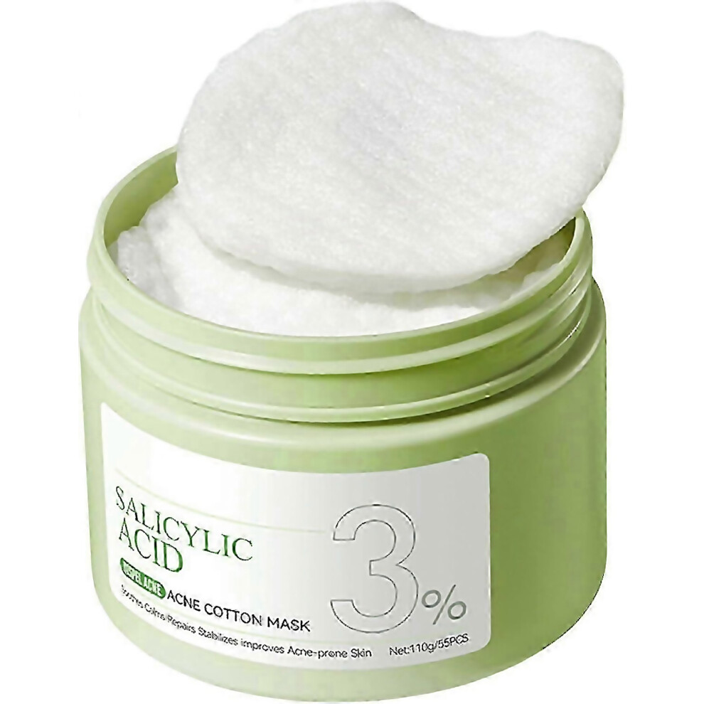 For 3 Salicylic Acid Face Pads Face Exfoliator Pad For Acne Prone Skin Salicylic Acid Toner Pads Fac 110 Pads