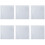 White Cotton Handkerchiefs Moon Stitching Detailing Touch Quick 1
