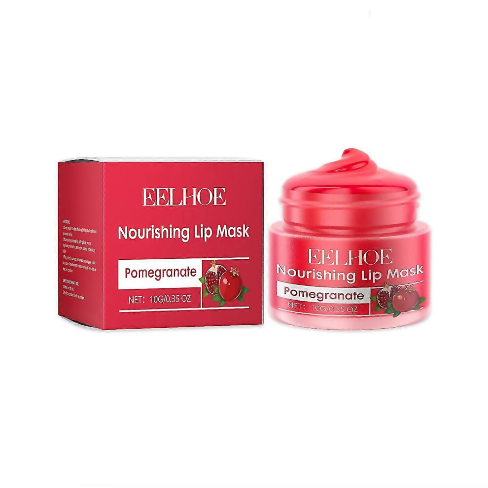 For Pomegranate Lip Mask Moisturizes And Moisturizes Lips Red
