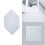 White Cotton Handkerchiefs Moon Stitching Detailing Touch Quick 2