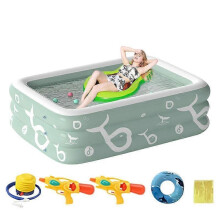 (swimming pool) Inflatable Swimming Pool With Pool Slide Outdoor Anti-dump Water Slide Children's Summer Inflatable Water Park Toys