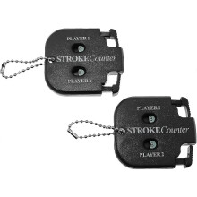 For Golf Score Shot Stroke Counter Two Digits Scoring Keeper With Keychain Golf Training Aids Golf A