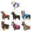Large Dog Harness Reflective Strips Chest Strap-L Pink 2
