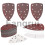 For 40 Pieces Sanding Pads 11 Hole Sanding Sheets Each Assorted 180 Grits 5