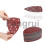 For 40 Pieces Sanding Pads 11 Hole Sanding Sheets Each Assorted 180 Grits 3