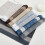 Stylish Polyester Table Mats Japanese Inspire-White Dark Grey 6