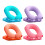 Ice Silk Cover Foldable Desk Pillow Memory Foam for-Blue 3