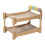 Double Platform Cats Scratcher House Natural Sisal Solid Wood-L 1