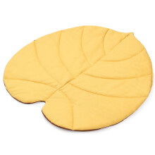 Cats Large Reversible Cushions Bed Pad Leaf Shaped Bed-Yellow