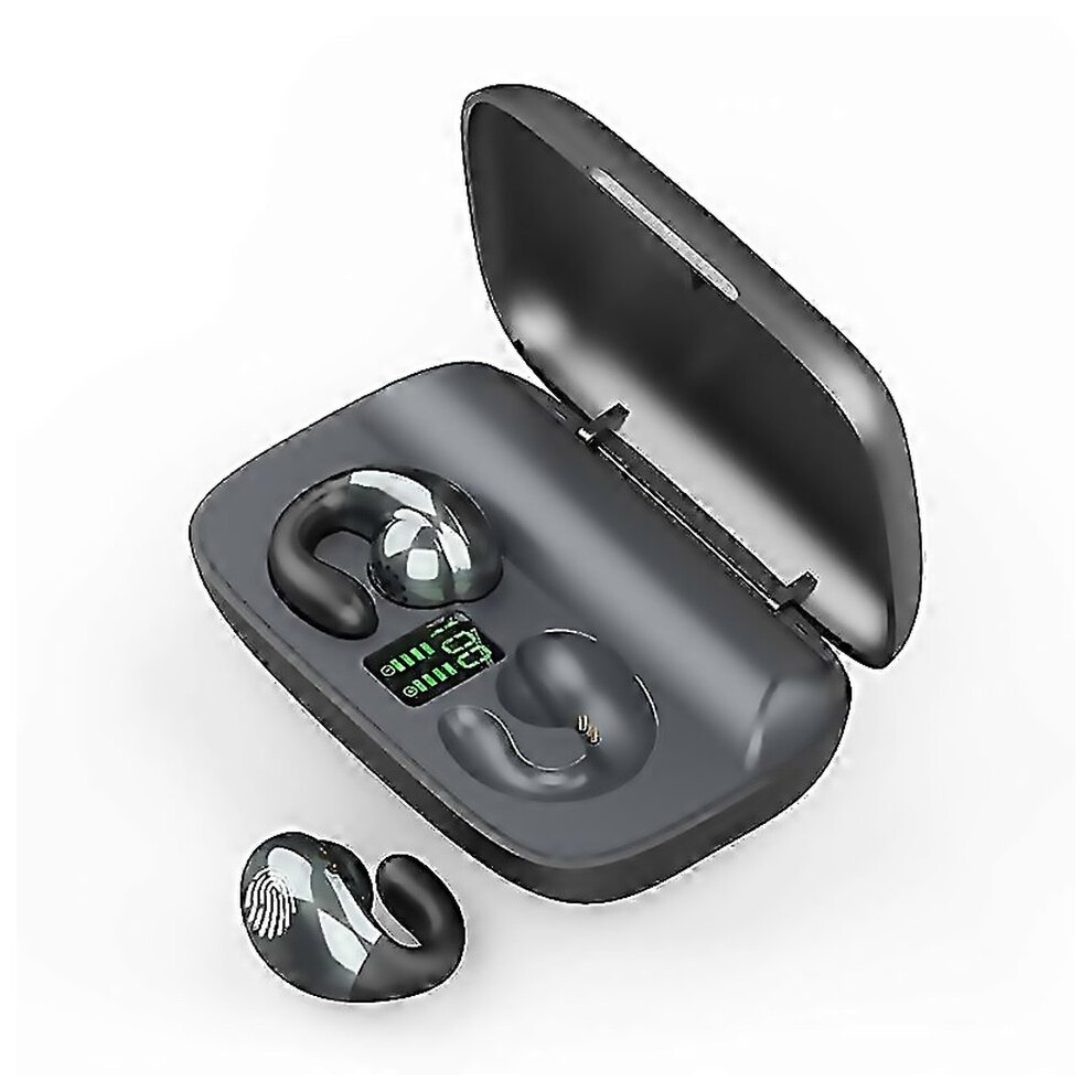 For Mini Wireless Ear Clips Buds Clip On Earbuds Bluetooth 50 Open Ear Bone Conduct Black 6000002312822