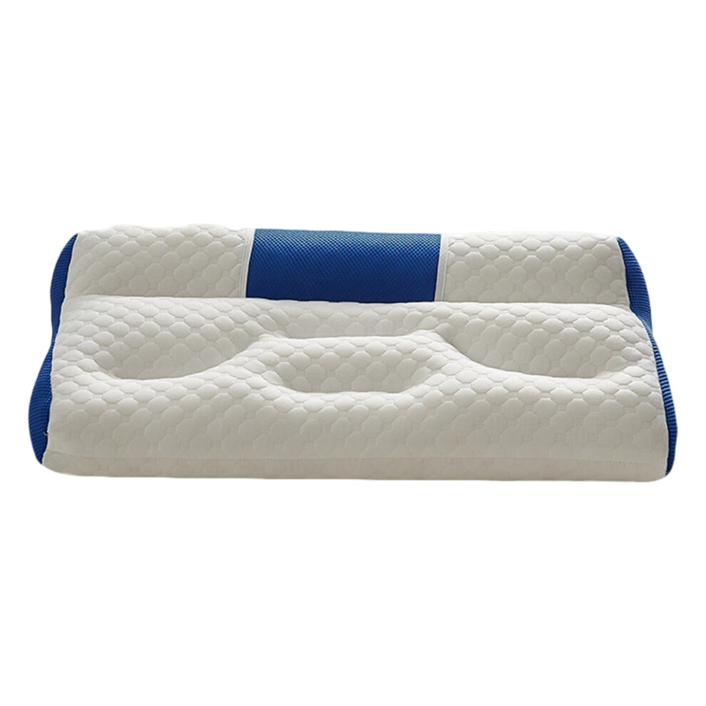 Premium Orthopedic Memory Foams Cervical Support Pillow- Blue