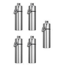 Reisvriendelijke mini metalen tablettenhouder-Zilver.