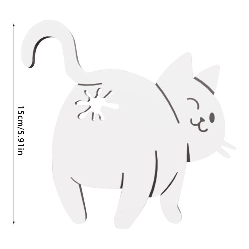 Katzen-Brotklammer aus robustem Kunststoff für die 2